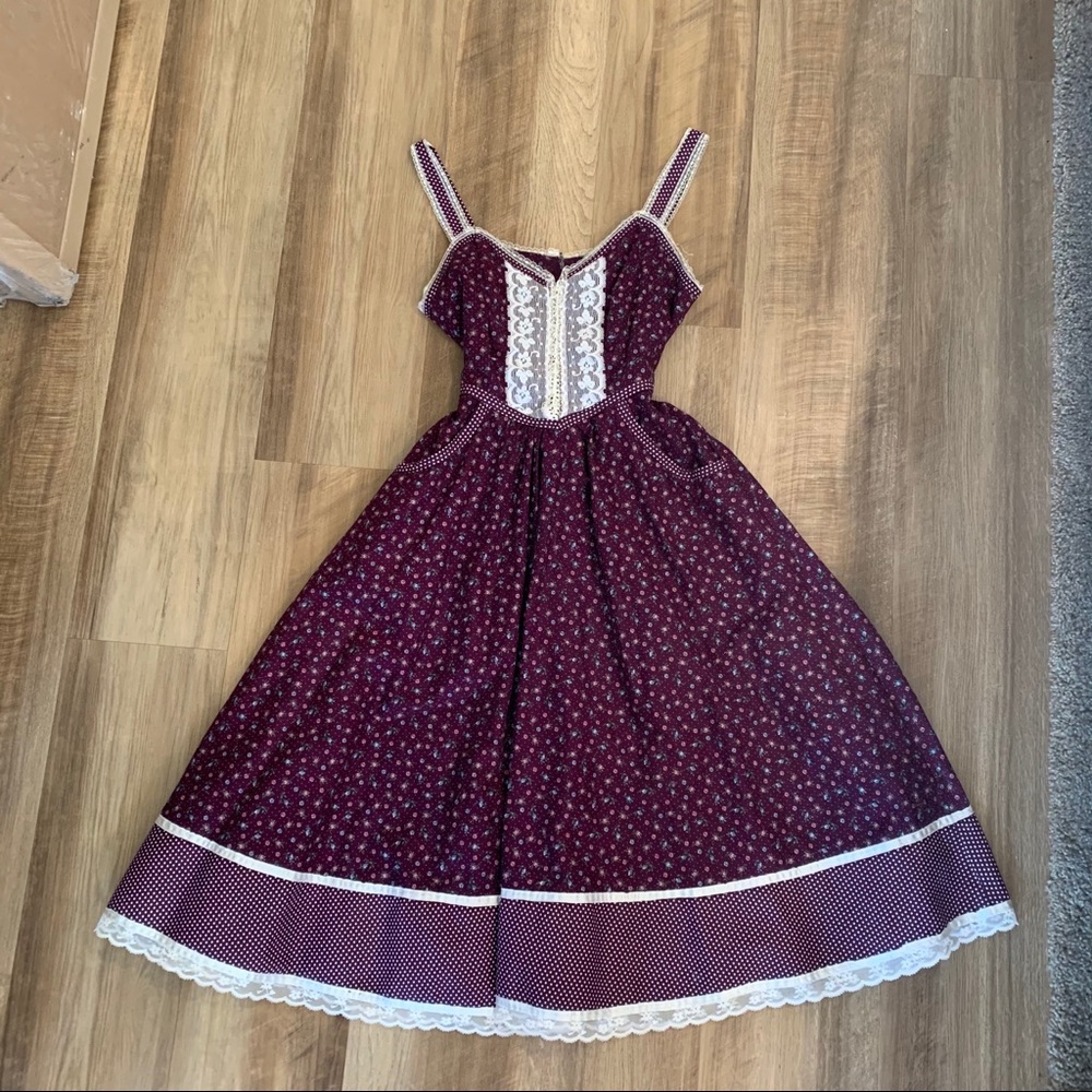 SOLD Plum Gunne Sax Dress